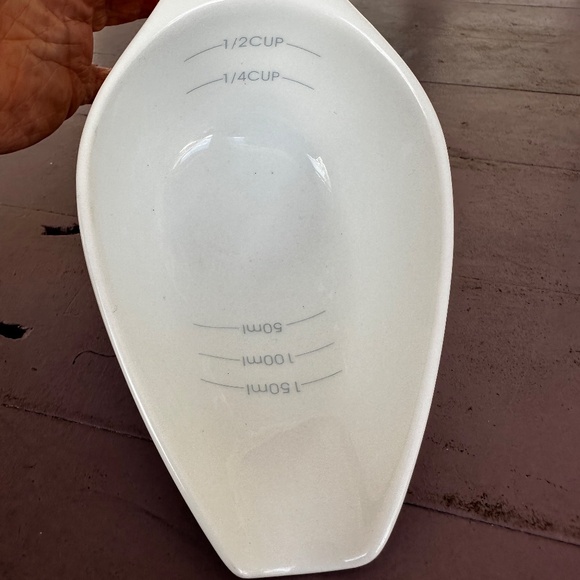 Gary Rhodes by Typhoon White Ceramic Measuring Spoon New - Picture 4 of 6
